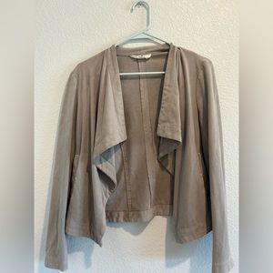 BB Dakota suede cardigan jacket.